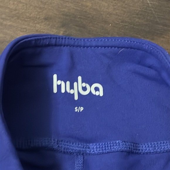 Hyba workout leggings, small, royal blue, small pocket in waistband - Picture 4 of 9